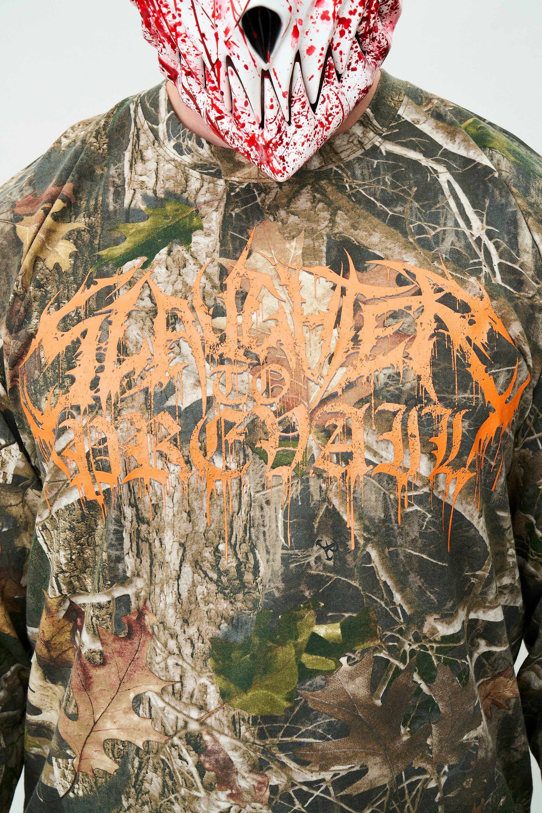 Slaughter to Prevail -  White Mask -  Camo Longsleeve - Image 6