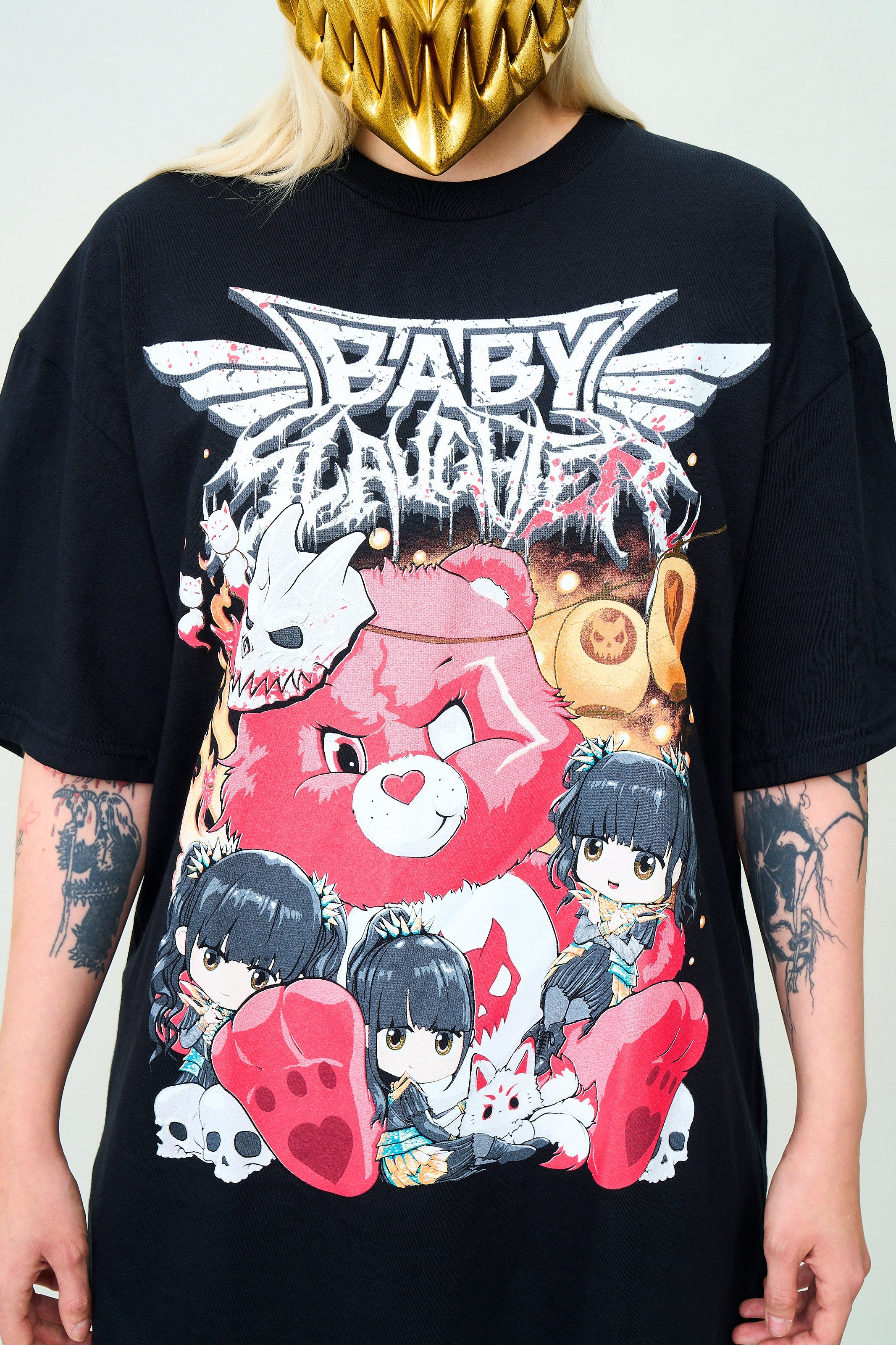 Slaughter to Prevail x Babymetal - Babyslaugher Bear - T-Shirt - Image 3